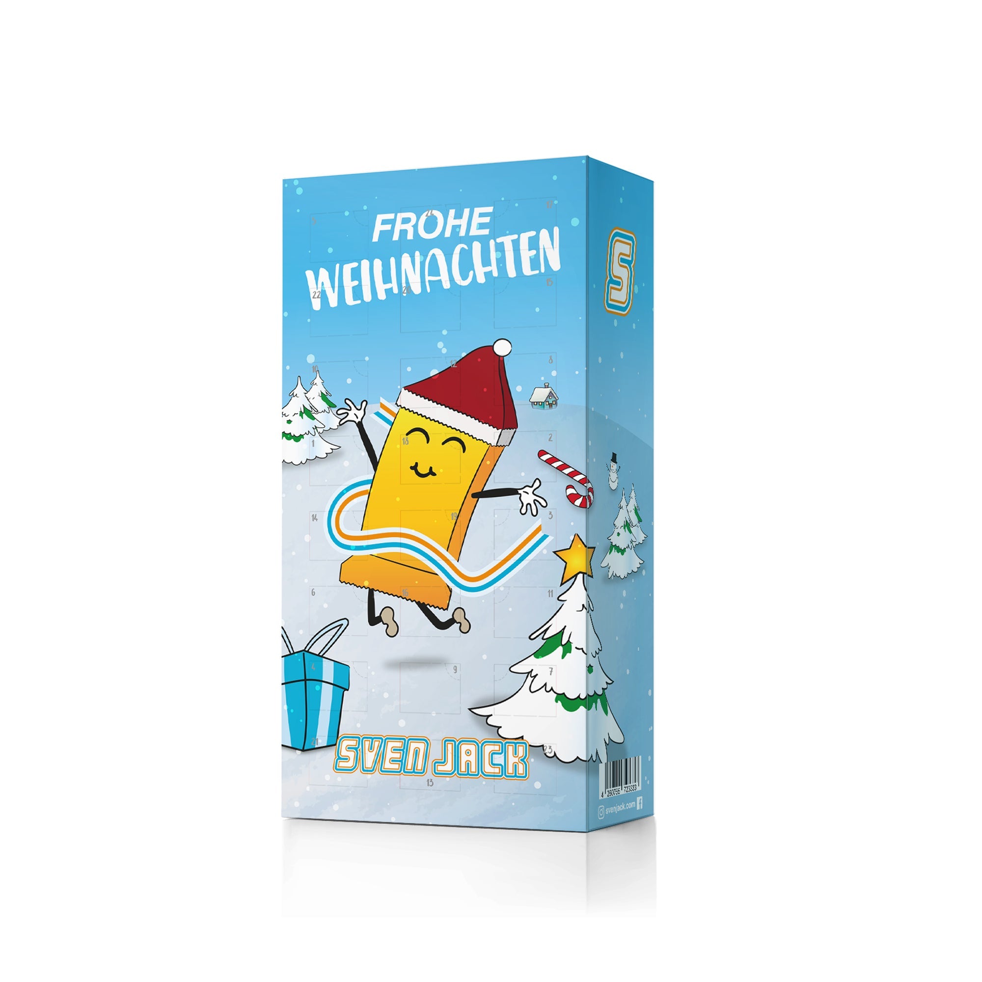 Sven Jack Adventskalender 2025 | 49x65g | Fitness Kalender