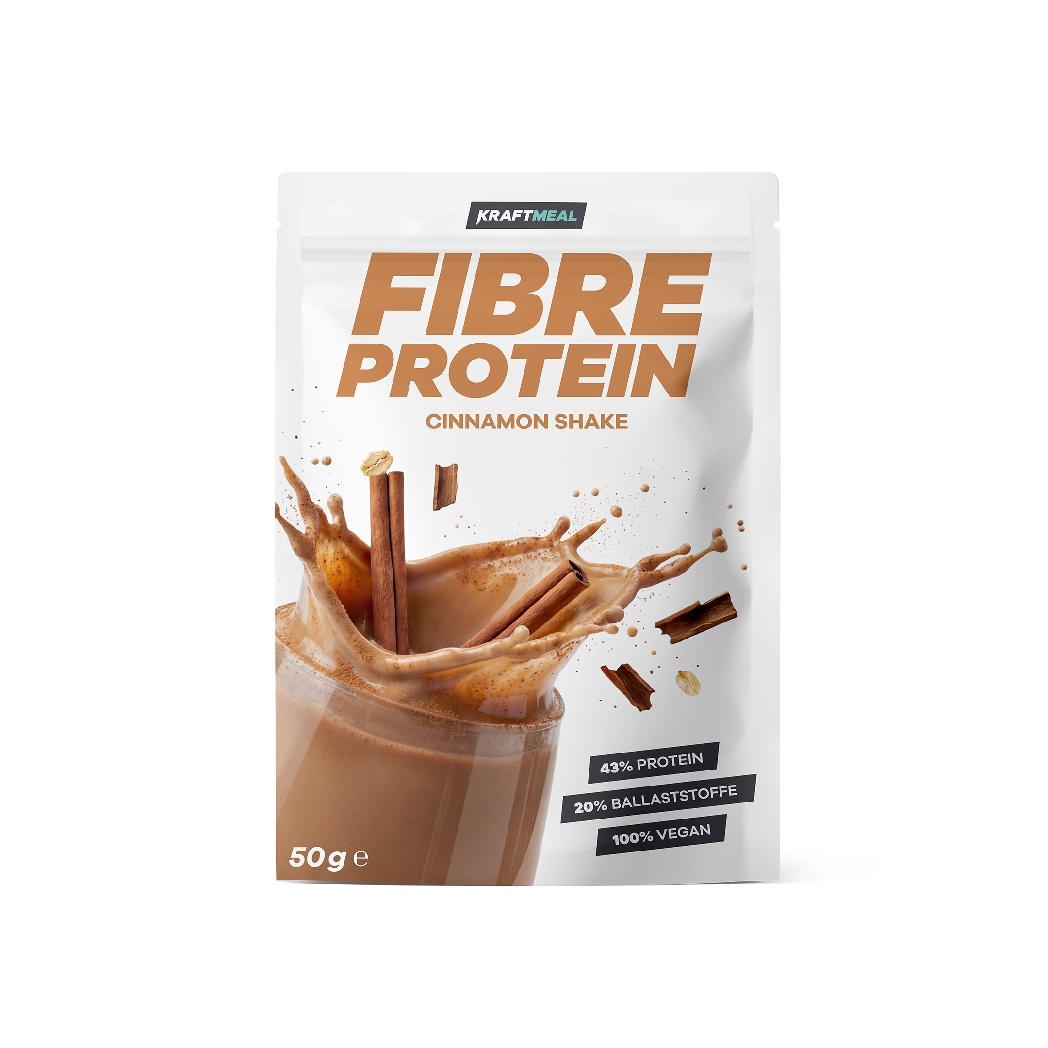 Kraftmeal | Fiber Protein Shake | Cinnamon | 50g