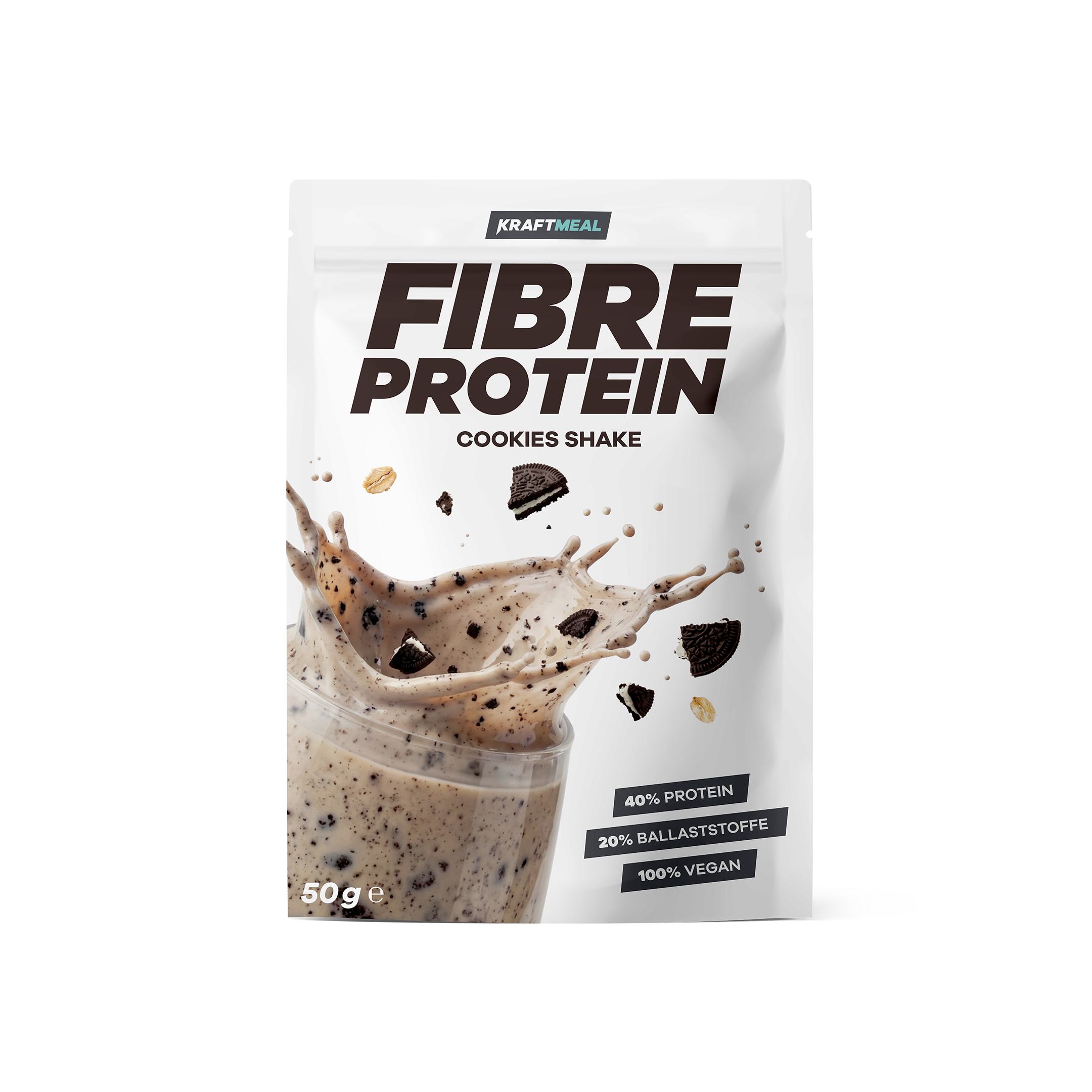 Kraftmeal | Fiber Protein Shake | Cookies | 50g