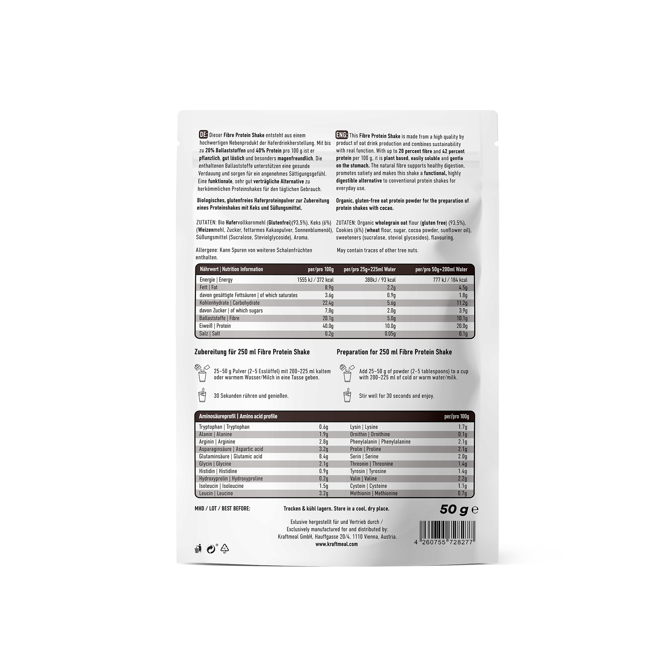 Kraftmeal | Instant Fruhstuck | Cookies | 50g