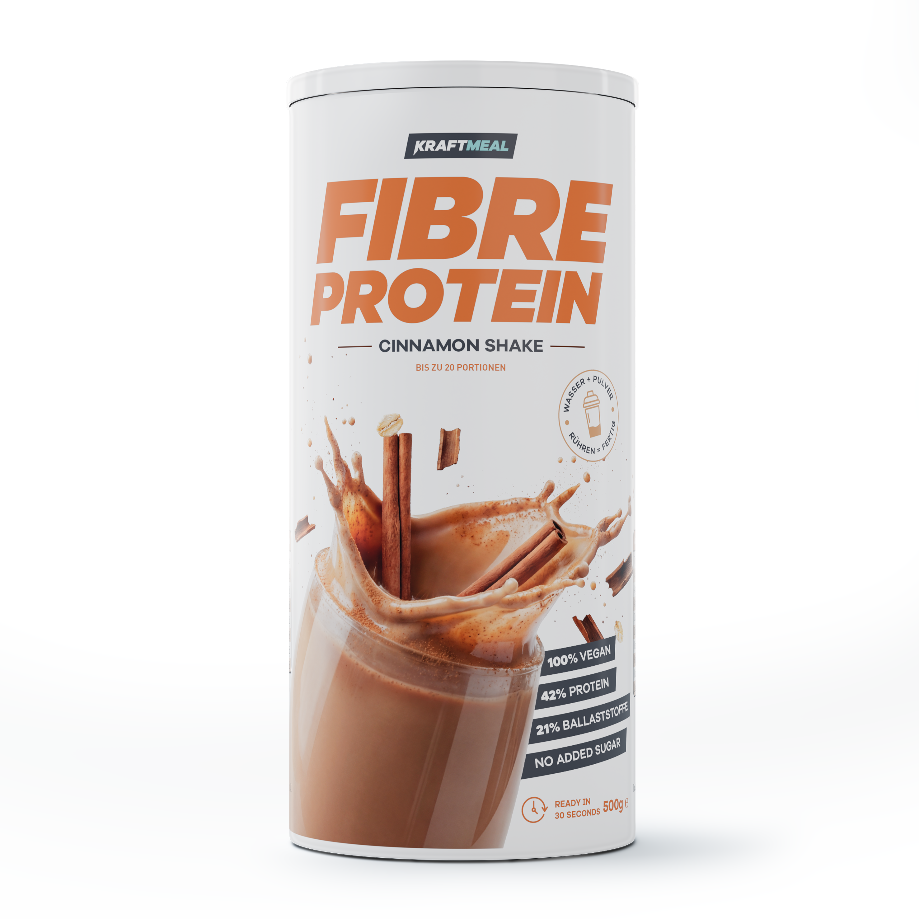 Kraftmeal | Fiber Protein Shake | Cinnamon