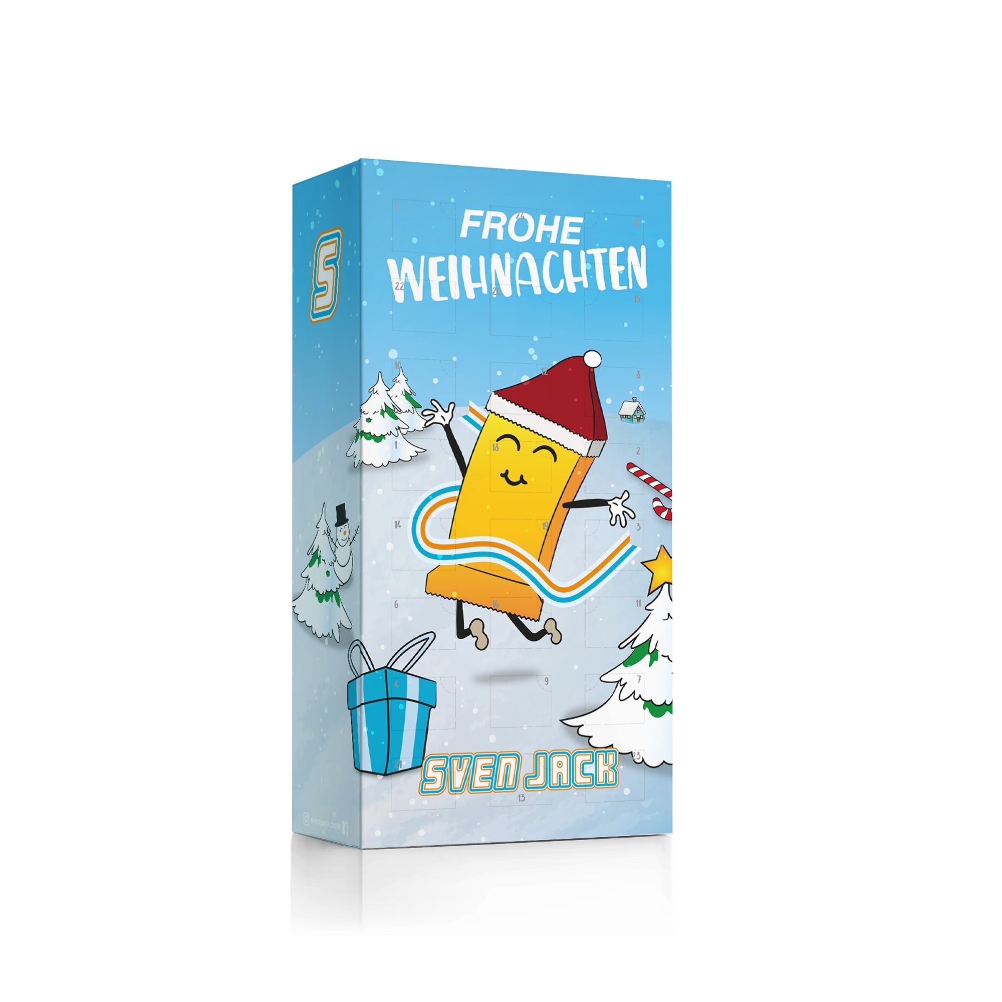 Sven Jack Adventskalender 2025 | 49x65g | Fitness Kalender